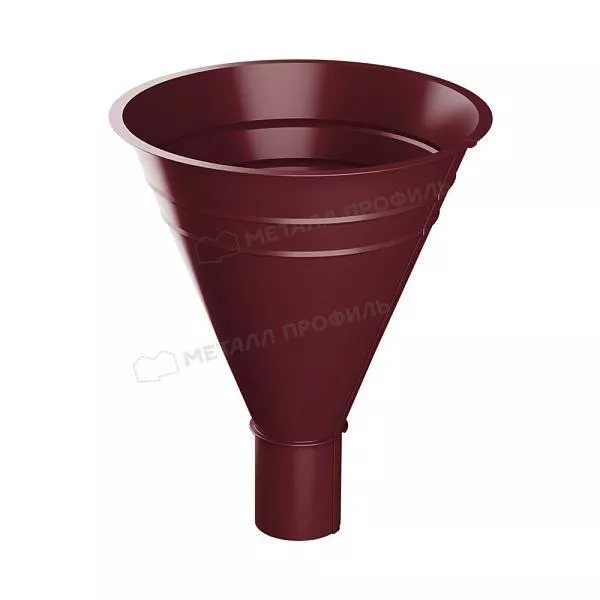 Воронка водосборная МЕТАЛЛ ПРОФИЛЬ Foramina PUR D100/300 Ral 3005 купить в екатеринбурге