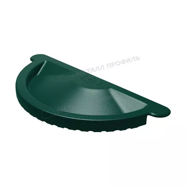 Заглушка желоба МЕТАЛЛ ПРОФИЛЬ Foramina PUR D125 Ral 6005 купить в екатеринбурге