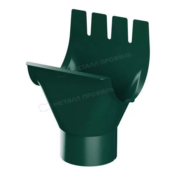 Воронка выпускная МЕТАЛЛ ПРОФИЛЬ Foramina PUR D125/100 Ral 6005 купить в екатеринбурге