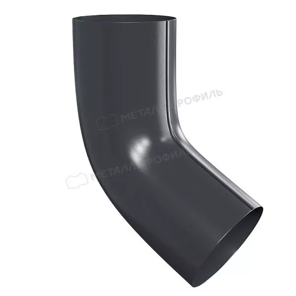 Колено сливное МЕТАЛЛ ПРОФИЛЬ Foramina PUR D100 Ral 7024 купить в екатеринбурге