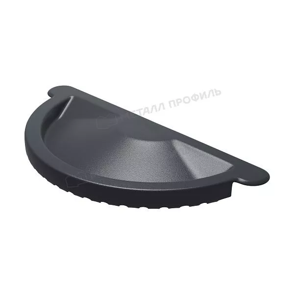 Заглушка желоба МЕТАЛЛ ПРОФИЛЬ Foramina PUR D125 Ral 7024 купить в екатеринбурге