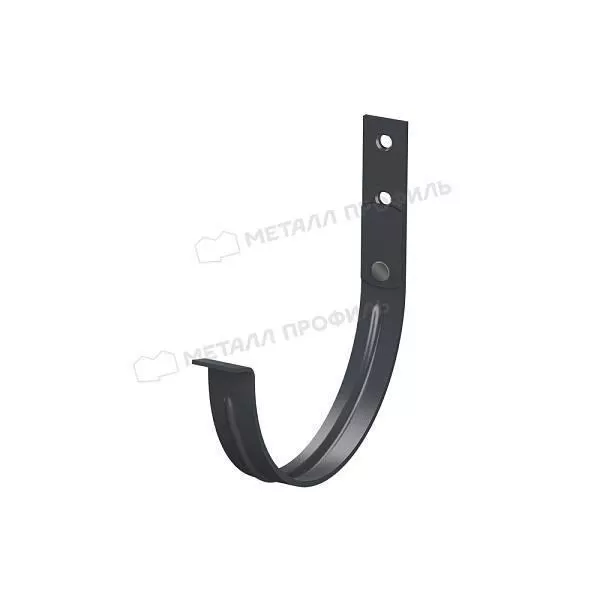 Держатель желоба карнизный МЕТАЛЛ ПРОФИЛЬ Foramina PUR D150х165 Ral 7024 купить в екатеринбурге