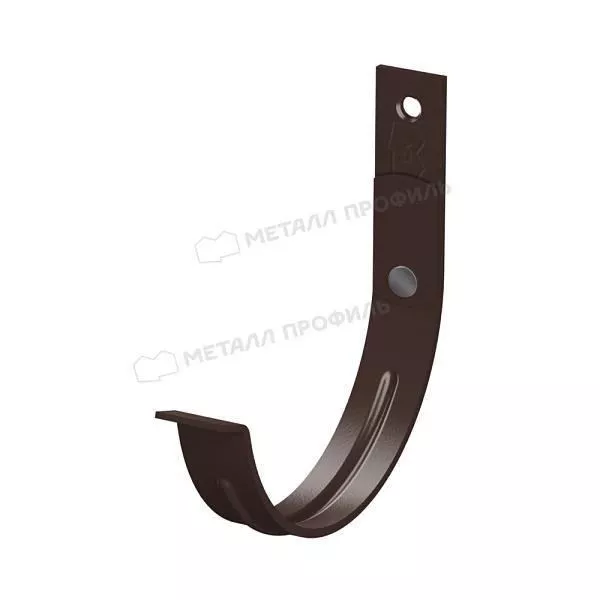 Держатель желоба карнизный МЕТАЛЛ ПРОФИЛЬ Foramina PUR D125х132 Ral 8017 купить в екатеринбурге