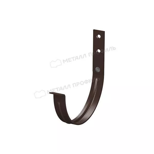 Держатель желоба карнизный МЕТАЛЛ ПРОФИЛЬ Foramina PUR D150х165 Ral 8017 купить в екатеринбурге