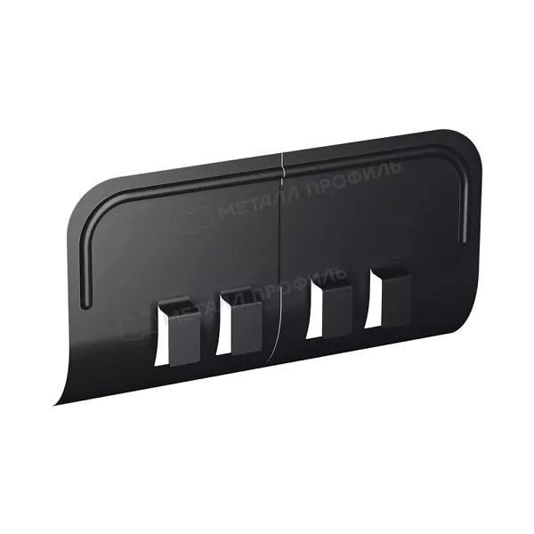 Ограничитель перелива универсальный МЕТАЛЛ ПРОФИЛЬ PURMAN BLACK EDITION Ral 9005 купить в екатеринбурге