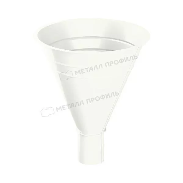 Воронка водосборная МЕТАЛЛ ПРОФИЛЬ Foramina PUR D100/300 Ral 9010 купить в екатеринбурге