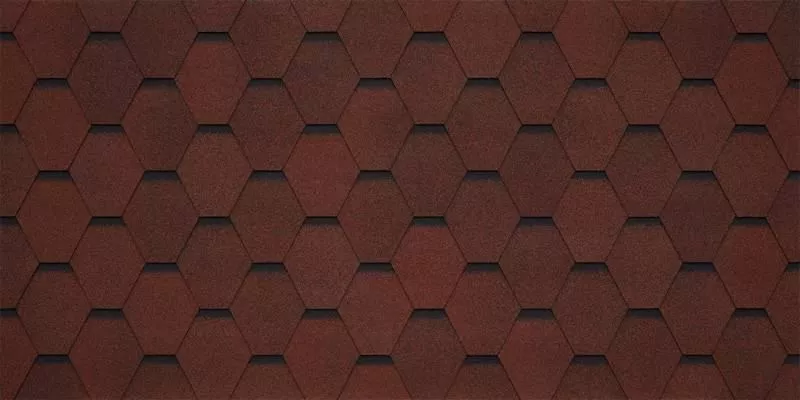 Гибкая черепица Tegola GARDA  Rosso 409 (красный) купить в екатеринбурге