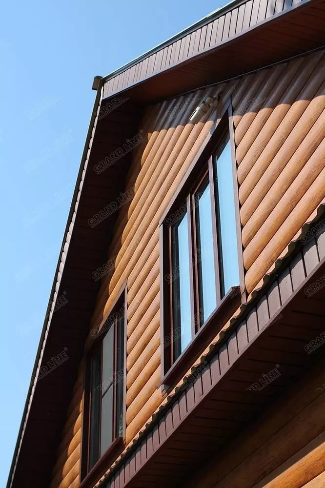 Сайдинг Блок-хаус 0,390 0,5 Satin RAL 3005 красное вино купить в екатеринбурге