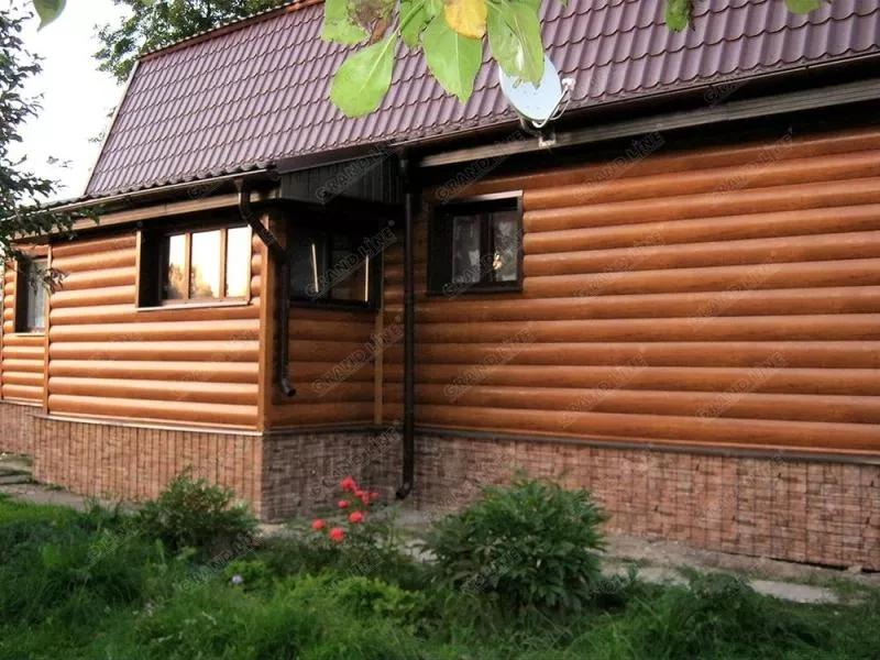 Сайдинг Блок-хаус 0,390 0,5 Satin RAL 3005 красное вино купить в екатеринбурге