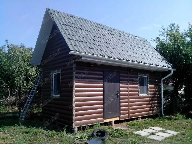 Сайдинг Блок-хаус 0,390 0,5 Satin RAL 3005 красное вино купить в екатеринбурге