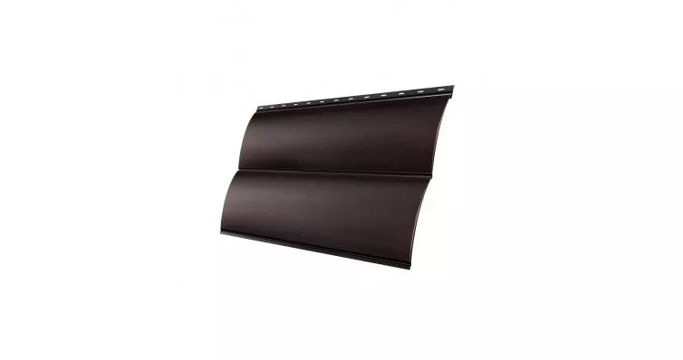 Сайдинг Блок-хаус 0,390 0,5 Satin RAL 8017 шоколад купить в екатеринбурге