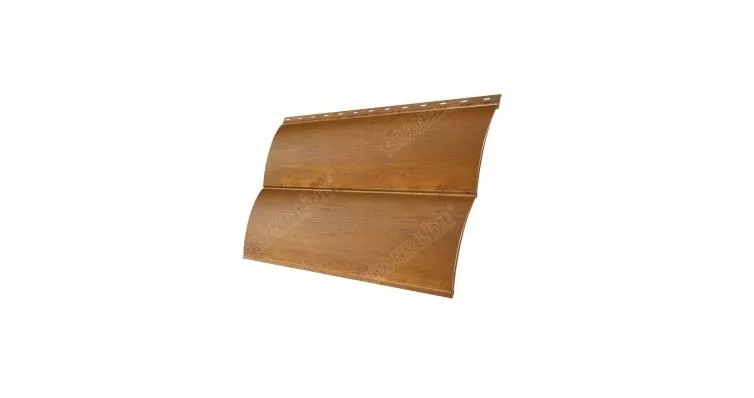 Сайдинг Блок-хаус 0,390 Grand Line 0,45 Print Elite Golden Wood TwinColor купить в екатеринбурге