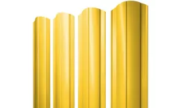 Штакетник Круглый фигурный 0,45 PE RAL 1018 цинково-желтый. Цена: 132 руб. Артикул: 39111