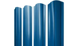 Штакетник Круглый фигурный 0,45 PE RAL 5005 сигнальный синий. Цена: 127 руб. Артикул: 39065