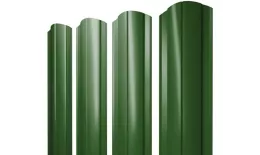 Штакетник Круглый фигурный 0,45 PE RAL 6002 лиственно-зеленый. Цена: 128 руб. Артикул: 37978