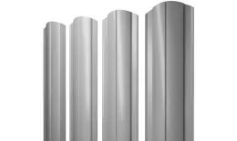 Штакетник Круглый фигурный 0,45 PE RAL 9006бело-алюминиевый. Цена: 128 руб. Артикул: 39062