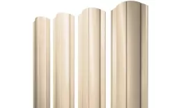 Штакетник Круглый фигурный 0,45 PE RAL RAL 1015 светлая слоновая кость. Цена: 127 руб. Артикул: 39069