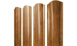 Штакетник Круглый фигурный 0,45 Print-Double Elite Golden Wood. Цена: 198 руб. Артикул: 37936