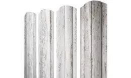 Штакетник Круглый фигурный 0,45 Print Elite Snow Wood TwinColor. Цена: 163 руб. Артикул: 38263