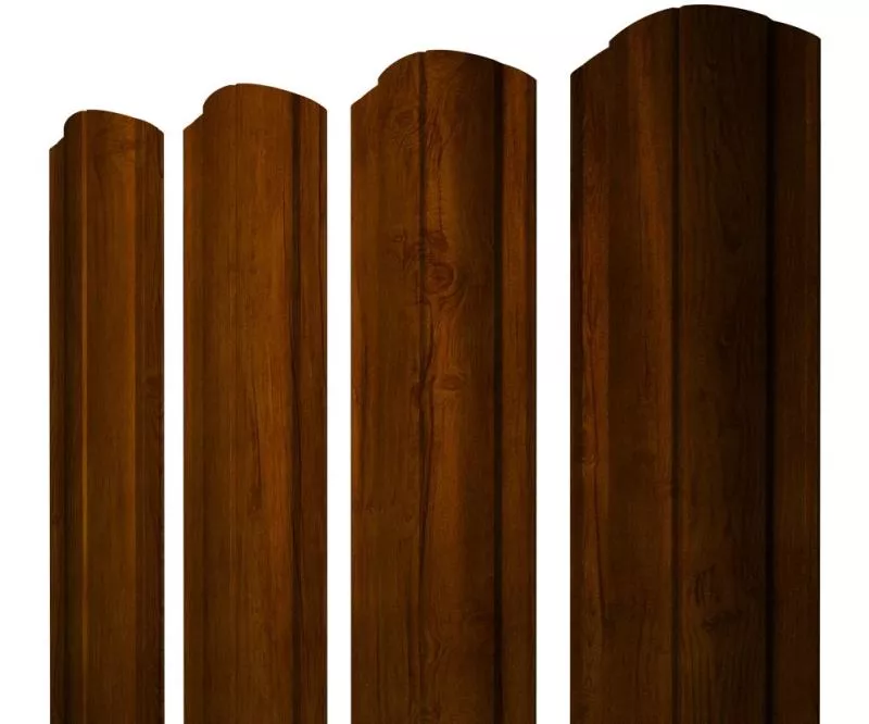 Штакетник Круглый фигурный 0,45 Print Premium Golden Wood Intense FTC купить в екатеринбурге