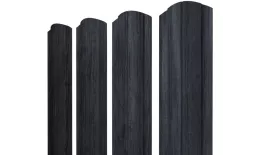 Штакетник Круглый фигурный 0,45 Print Premium Grey Wood TwinColor. Цена: 149 руб. Артикул: 45833