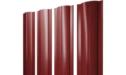 Штакетник Круглый с прямым резом 0,45 PE RAL 3011 коричнево-красный. Цена: 129 руб. Артикул: 38157