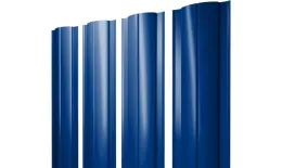 Штакетник Круглый с прямым резом 0,45 PE RAL 5002 ультрамариново-синий. Цена: 128 руб. Артикул: 45780