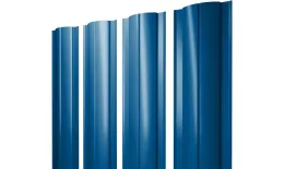 Штакетник Круглый с прямым резом 0,45 PE RAL 5005 сигнальный синий. Цена: 127 руб. Артикул: 45781