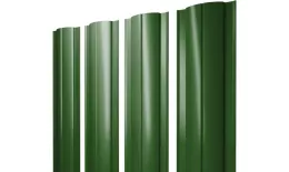 Штакетник Круглый с прямым резом 0,45 PE RAL 6002 лиственно-зеленый. Цена: 128 руб. Артикул: 45783