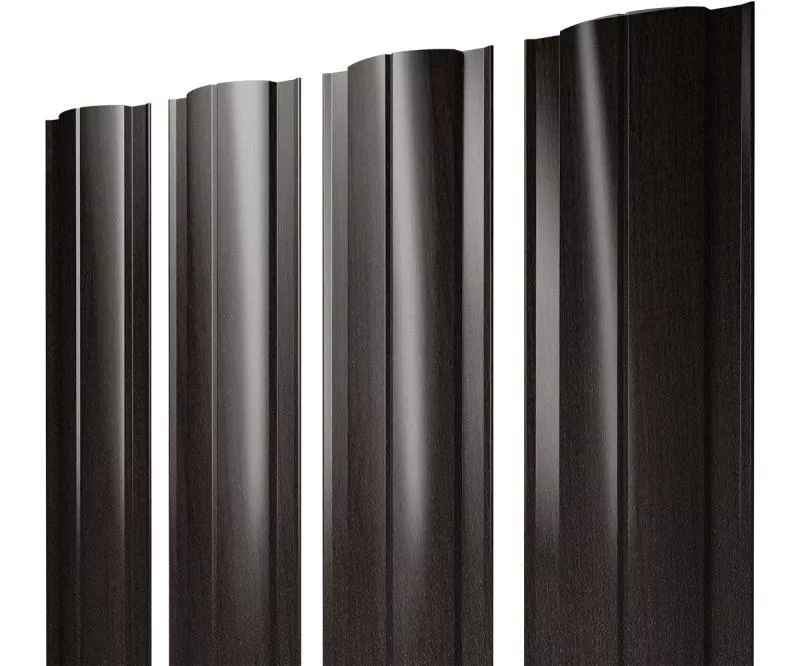 Штакетник Круглый с прямым резом 0,45 Print Elite Coffee Wood TwinColor купить в екатеринбурге