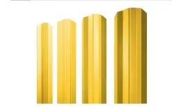 Штакетник Grand Line М-образный А фигурный 0,45 PE RAL 1018 Цинково-желтый. Цена: 97 руб. Артикул: Mfig_133