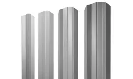 Штакетник Grand Line М-образный А фигурный 0,5 Satin RAL 9006 Бело-алюминиевый. Цена: 101 руб. Артикул: Mfig_87