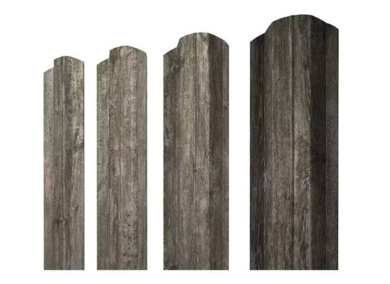 Штакетник Grand Line М-образный B фигурный 0,45 Print Elite Nordic Wood Северное дерево купить в екатеринбурге