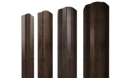 Штакетник М-образный А фигурный 0,45 Print Elite Antique Wood TwinColor. Цена: 137 руб. Артикул: 37959