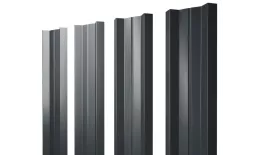 Штакетник М-образный А с прямым резом 0,45 Drap TR RAL 7016 антрацитово-серый. Цена: 101 руб. Артикул: 45860