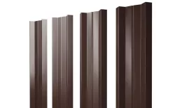 Штакетник М-образный А с прямым резом 0,45 Drap TwinColor RAL 8017 шоколад. Цена: 104 руб. Артикул: 38350