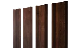 Штакетник М-образный А с прямым резом 0,45 Print Premium Cherry Wood. Артикул: 39338