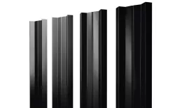 Штакетник М-образный А с прямым резом 0,5 Drap RAL 9005 черный. Цена: 104 руб. Артикул: 45874