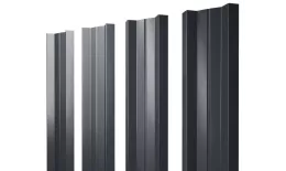 Штакетник М-образный А с прямым резом 0,5 Drap TX RAL 7016 антрацитово-серый. Цена: 104 руб. Артикул: 38382