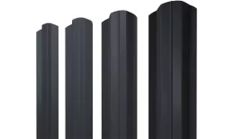 Штакетник М-образный B фигурный 0,5 PurPro RAL 7024 мокрый асфальт. Цена: 160 руб. Артикул: 38343