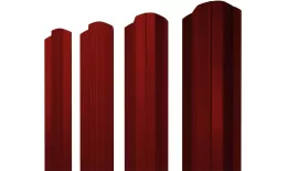 Штакетник М-образный В фигурный 0,45 PE RAL 3011 коричнево-красный. Цена: 100 руб. Артикул: 38540