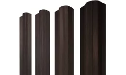 Штакетник М-образный В фигурный 0,45 Print Elite Coffee Wood Blesk TwinColor. Артикул: 38546