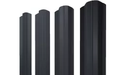 Штакетник М-образный В фигурный 0,5 Satin RAL 7024 мокрый асфальт. Цена: 117 руб. Артикул: 45990