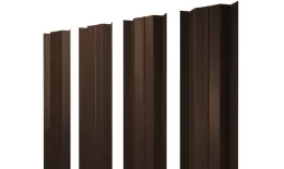 Штакетник М-образный В с прямым резом 0,45 Drap TR RAL 8017 шоколад. Цена: 99 руб. Артикул: 45926