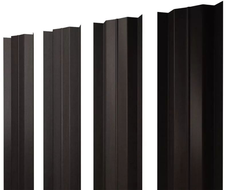 Штакетник М-образный В с прямым резом 0,45 Print Elite Coffee Wood Blesk TwinColor купить в екатеринбурге