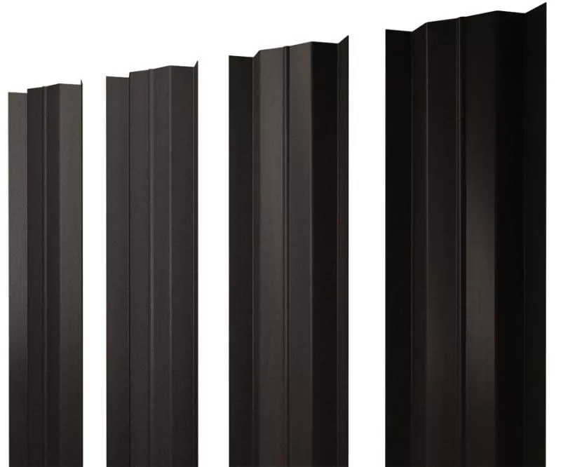 Штакетник М-образный В с прямым резом 0,45 Print Elite Coffee Wood TwinColor купить в екатеринбурге
