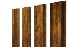 Штакетник М-образный В с прямым резом 0,45 Print Premium Golden Wood Fresh. Артикул: 39360