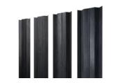 Штакетник М-образный В с прямым резом 0,45 Print Premium Grey Wood TwinColor – Купить оптом и в розницу