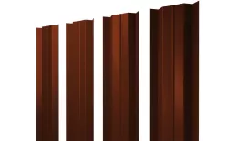 Штакетник М-образный В с прямым резом 0,5 Satin RAL 3009 оксидно-красный. Цена: 120 руб. Артикул: 45950