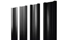 Штакетник Grand Line М-образный А 0,5 Satin RAL 9005 Черный. Цена: 102 руб. Артикул: M_87